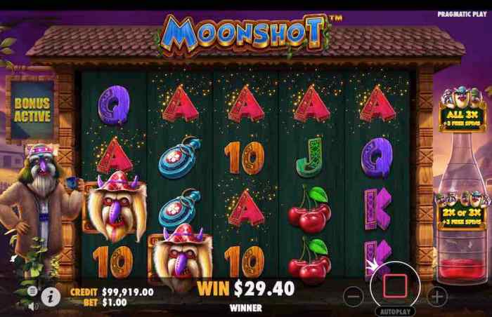 Trik mendapatkan jackpot di slot online Moonshot